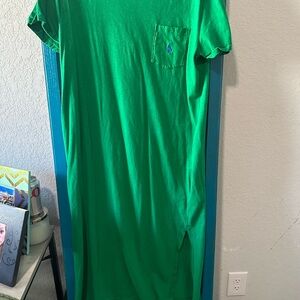 Ralph Lauren Polo Green Tshirt dress